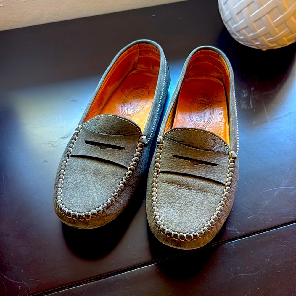 Tod’s grey leather size 37 shoes